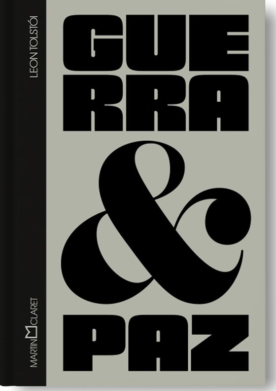 Capa de Guerra & Paz, de Leon Tolstói, edição da Martin Claret